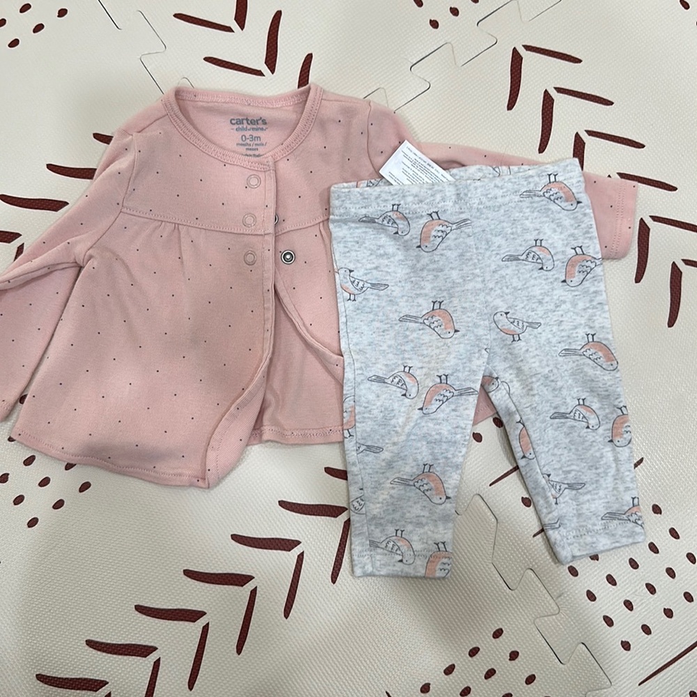 Baby 2 Piece Crinkle Jersey Jacket Set
